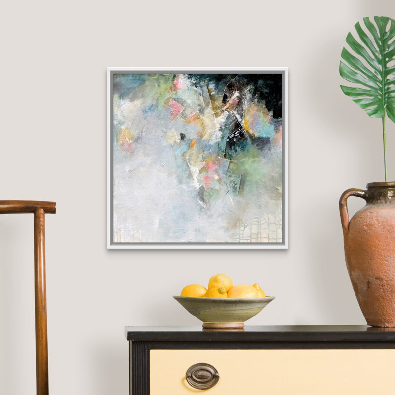 « Enveloppé » par Karen Hale, reproduction d’art sur toile, H 22 po x l 22 po x P 1,75 po, Toile blanche encadrée