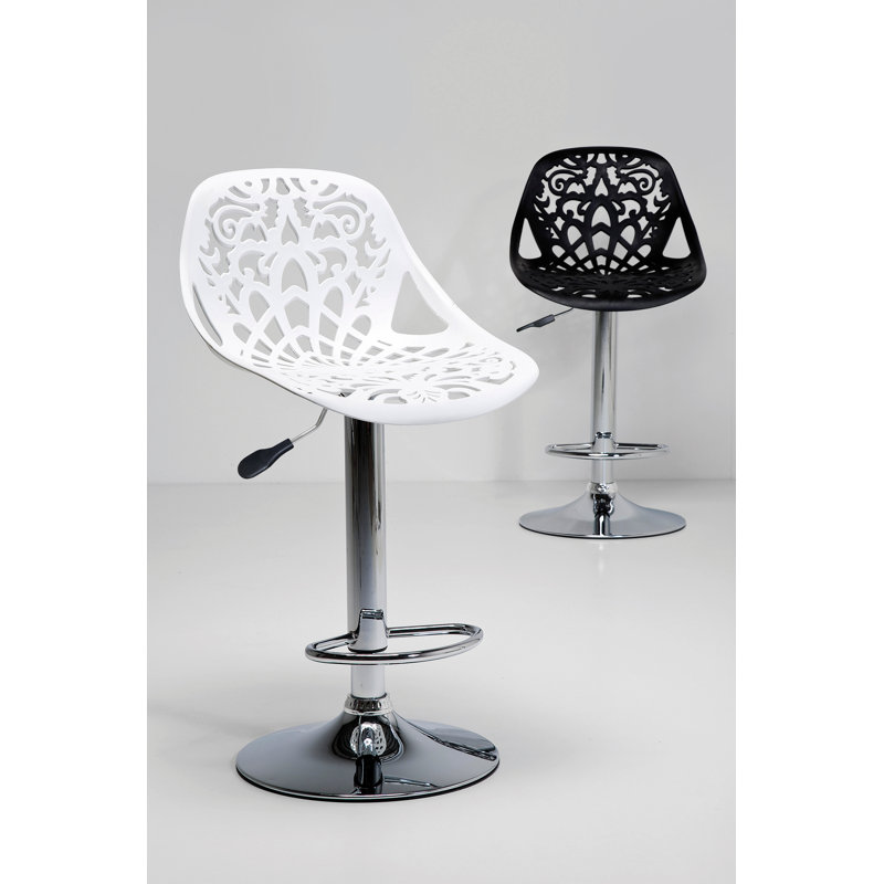 Bar Stool Ornament, White
