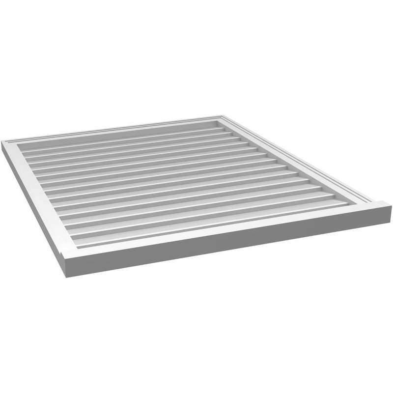 Cadre de seuil Brickmould, brun clair apprêté, H 42 po x l 36 po x P 2 po
