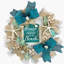 Couronne en maille décorative 16 "Heaven Is a Little Closer to the Beach