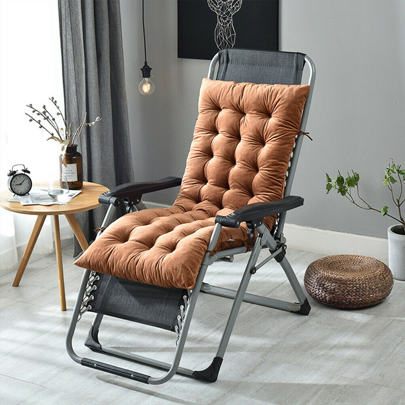 Coussin de siège / dossier d'extérieur 1 pièce, Café, L 63 po x P 20 po