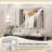 Rectangle Bathroom Vanity Mirror with Aluminum Frame and Tempered Glass-95756115-95979834