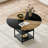 Modern Circular Dining Table With Double-Layer Storage