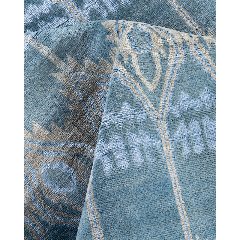 Overdyed One-of-a-Kind 8' 1" X 10' 3" Hand Knotted Area Rug