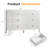 Fluted 6-Drawer Dresser - 47“ Wide Storage Chest for Bedroom Living Room-4502738