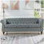 Canapé Chesterfield à accoudoirs roulés 84,65 po.-824275091