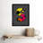Letter S Floral Wall Decorative Graffiti - Single Picture Frame Print