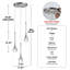 Luminaire suspendu grappe 3 lumières DEL 4500K-823859339-832477483