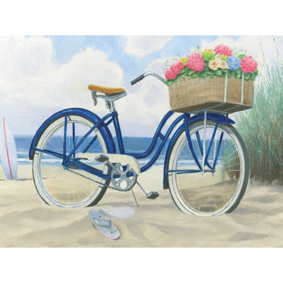 «Beach Time II Crop» par James Wiens - impression sur toile tendue