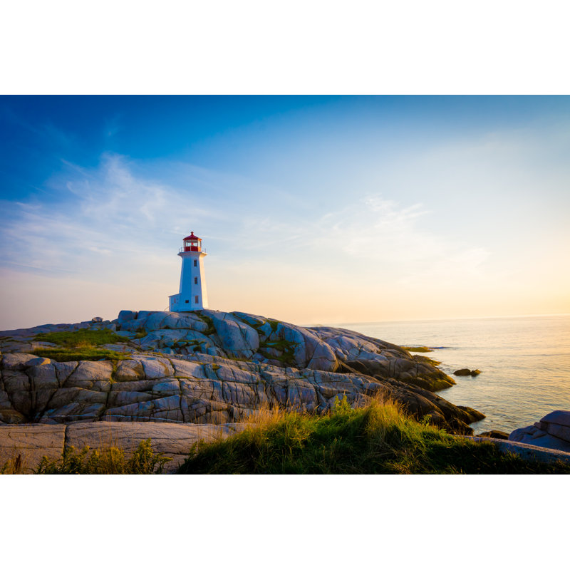 Lighthouse On The Coastline by Tiacrousephotography - Wrapped Canvas Print, 61cm H x 91cm W