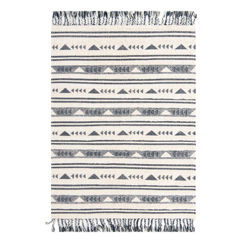 Performance Wool Geometric Indoor Rug, Rectangle 8' x 11'