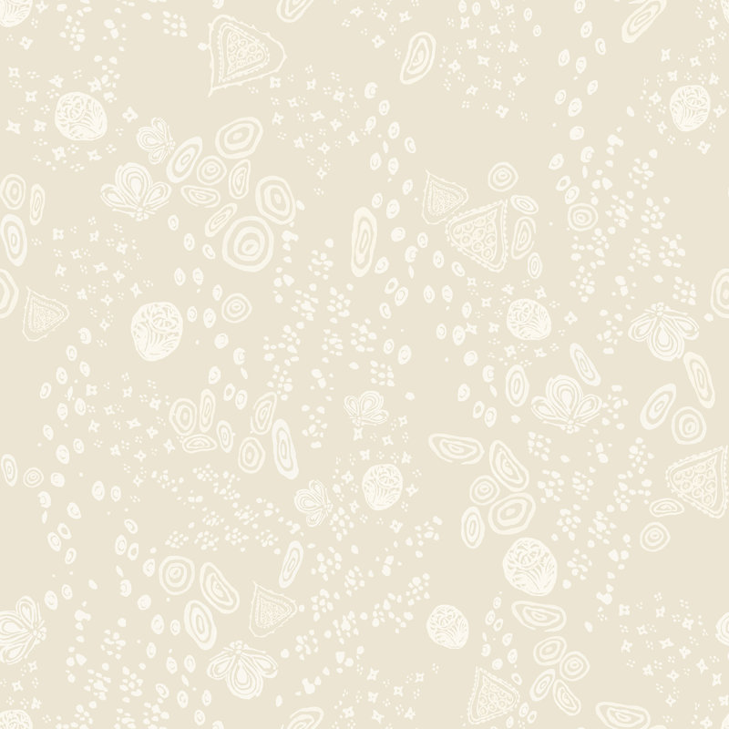 Yuki Osada Floral Wallpaper Double Roll, Tan