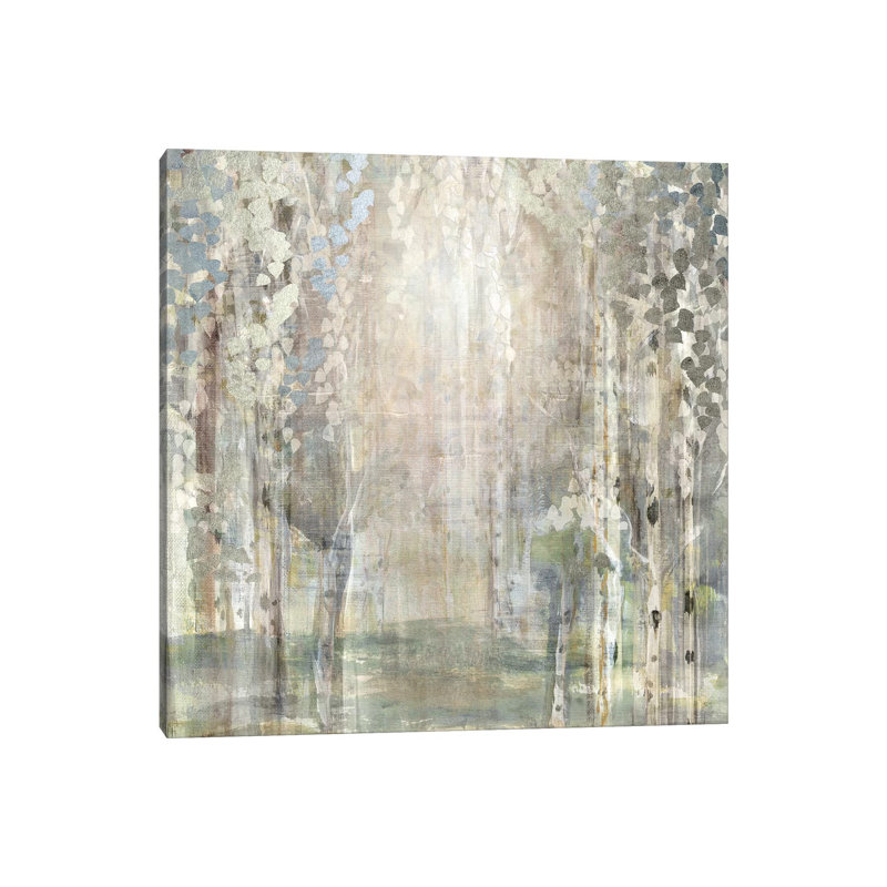 Birch Wood Clearing by Susan Jill - Wrapped Canvas Print, 66.04 cm H x 66.04 cm W x 3.175 cm D