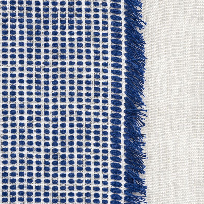 Tulum Casement Fabric, Blue