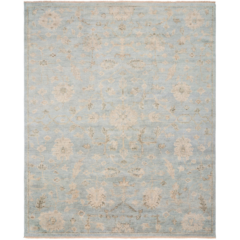 Pilon Wool Flroal Area Rug, Rectangle 12' x 15'