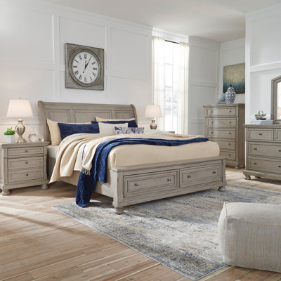 Austinburg Sleigh Bed with Drawers