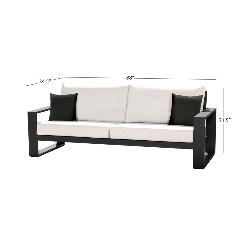 Torren 6-pc Outdoor Patio Seating Set, White