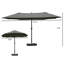 Parasol de patio extérieur avec base