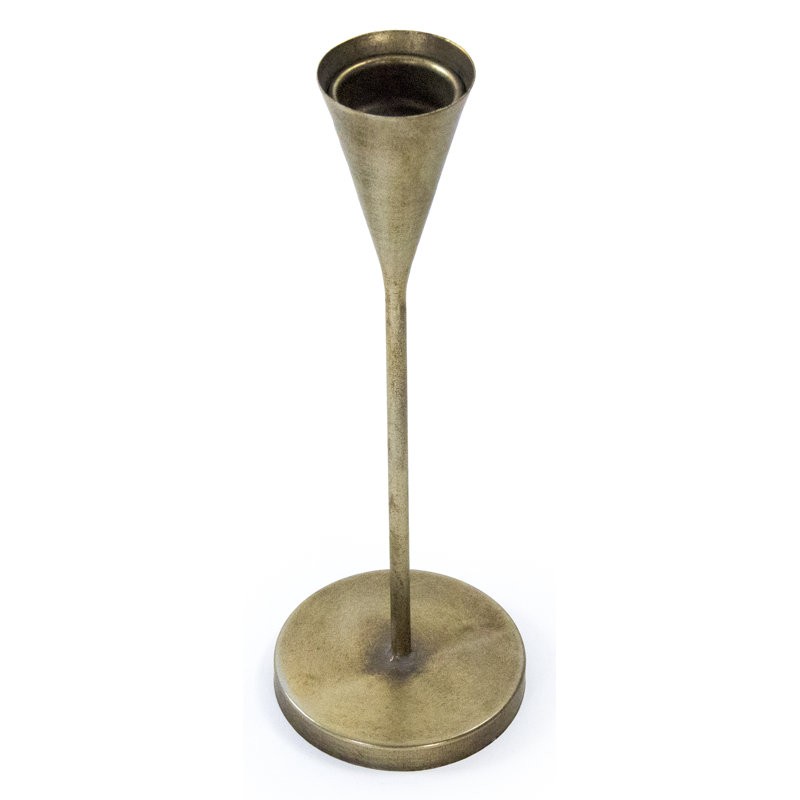 Metal Tabletop Candlestick, Large