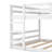 Full Over Full Bunk Bed with Ladder-688763466