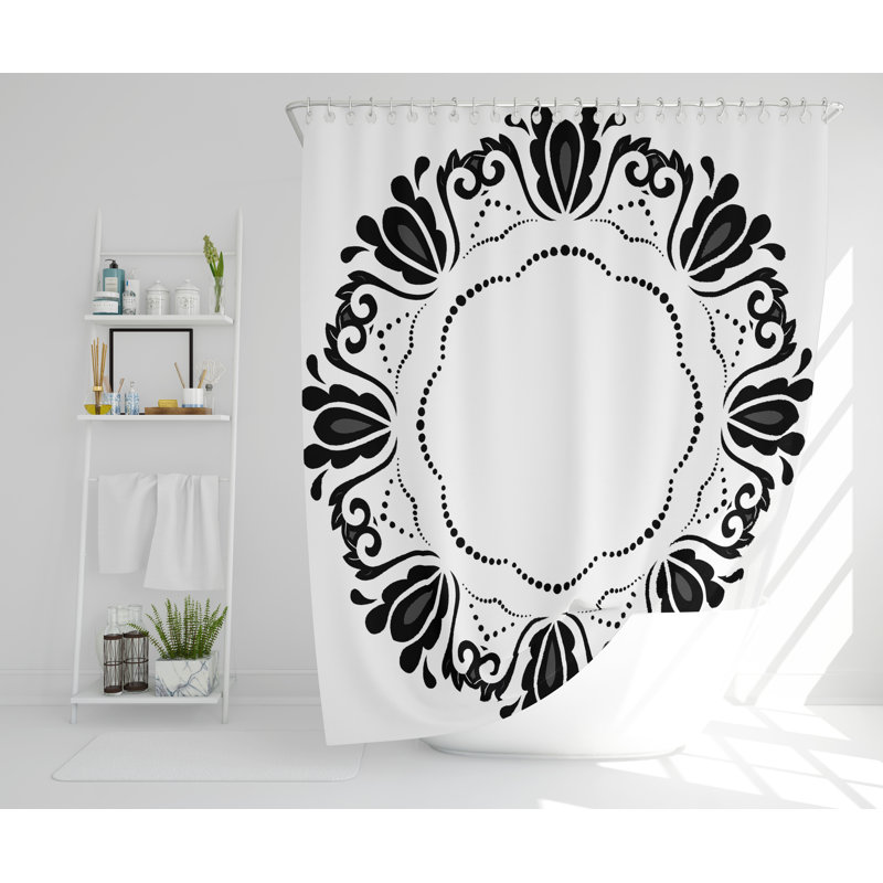 Grumium Polyester Shower Curtain, 168cm H x 168cm W