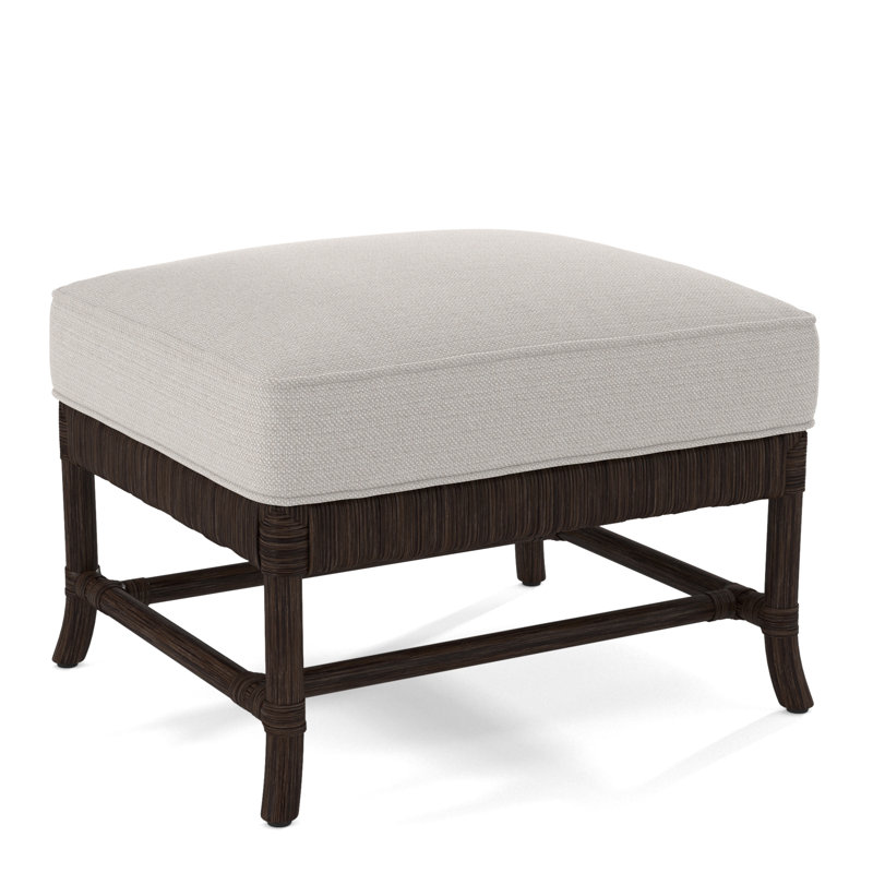 Lafayette Ottoman, Black Buffalo Check; 0120-81, Java