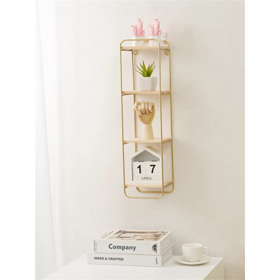Tybias Metal Floating Shelf