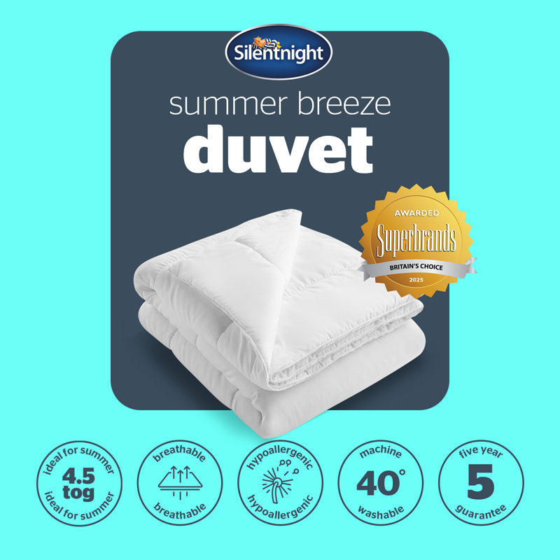 Silentnight Summer Breeze 4.5 Tog Duvet, Super King