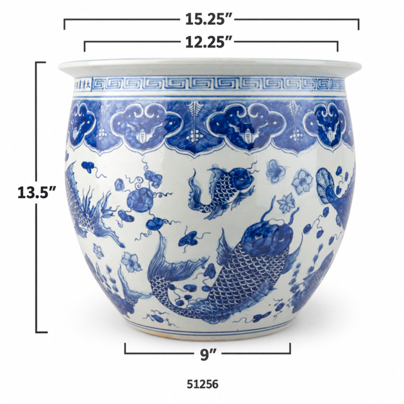Round Ceramic Planter