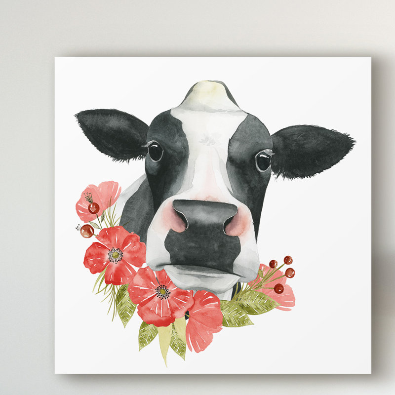 « popy farm i », impression sur toile tendue, H 35 po x l 35 po x P 2 po