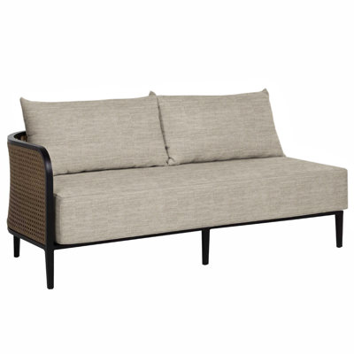 Havana 57" Wide Outdoor Loveseat with Cushions