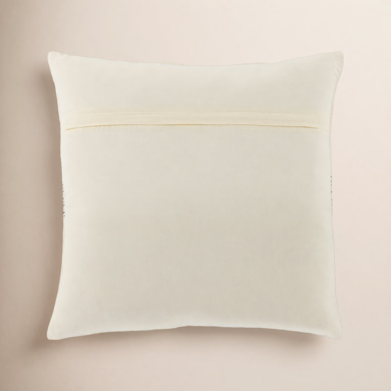 Coussin carré 100% laine Cason, 18 po x 18 po, Duvet