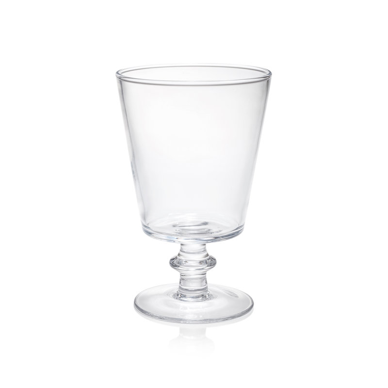 Ouragan en verre soufflé Palmilla, H 8,75 po x l 5,5 po x P 5,5 po