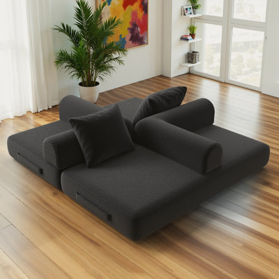 Modular Sectional Sofa Bed With Customizable Layout by Ivy Bronx