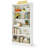 70.87" 6-Tier Modern White Library Bookshelf With Storage For Living Room, Office, Bedroom-1594469044-1594469050