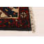 Tapis rouge rétro Kayseri 4 pi 11 po x 6 pi 4 po