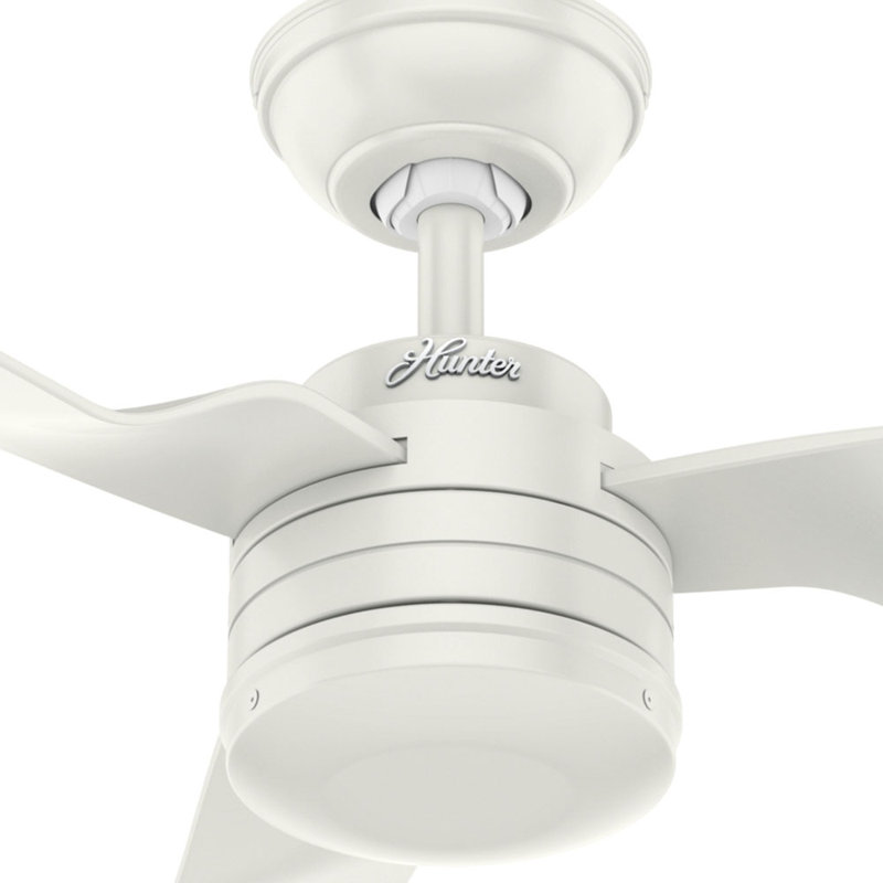 52" Cabo Frio 3 - Blade Outdoor Standard Ceiling Fan with Wall Control, Fresh White