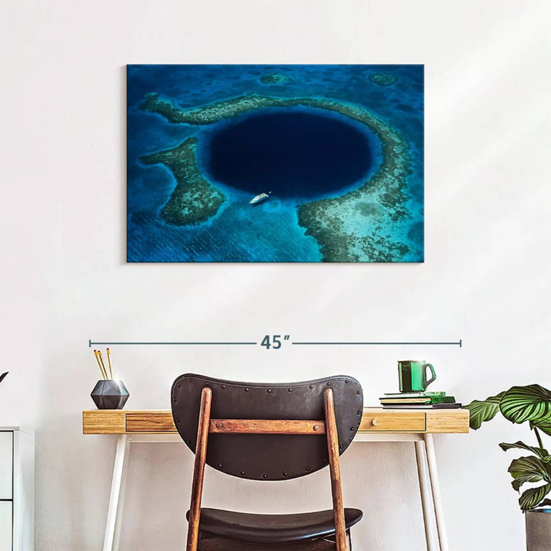Kavia Belize Great Blue Hole, 24" H x 36" W
