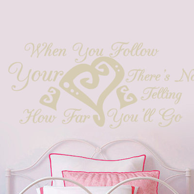 Text & Numbers Non-Wall Damaging Wall Decal
