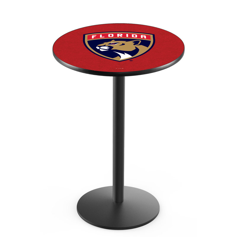 Table bistro NHL, Noir froissé, Florida Panthers