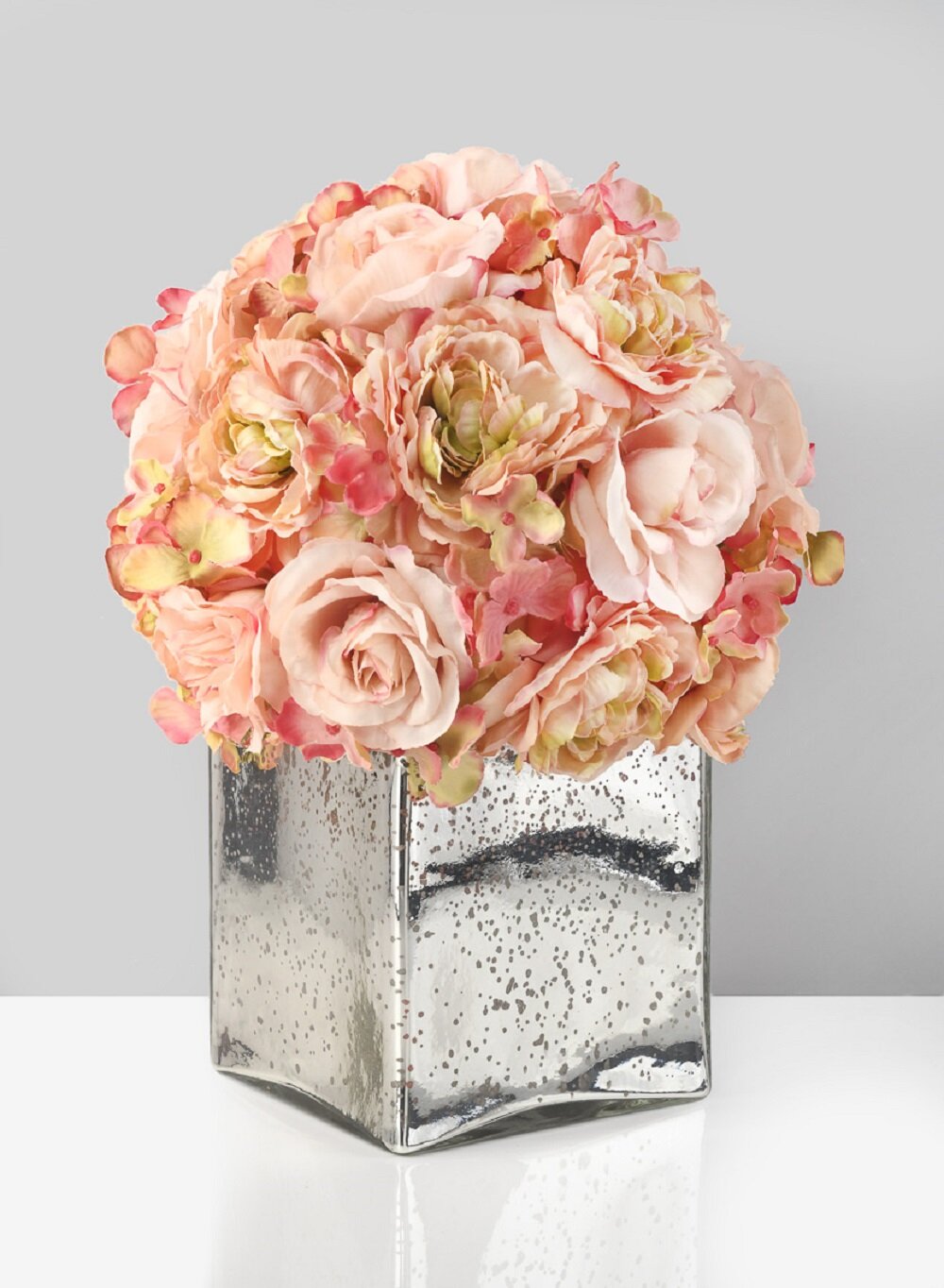 Mercer41 Elderen Mercury Glass Cube Vase & Reviews | Wayfair