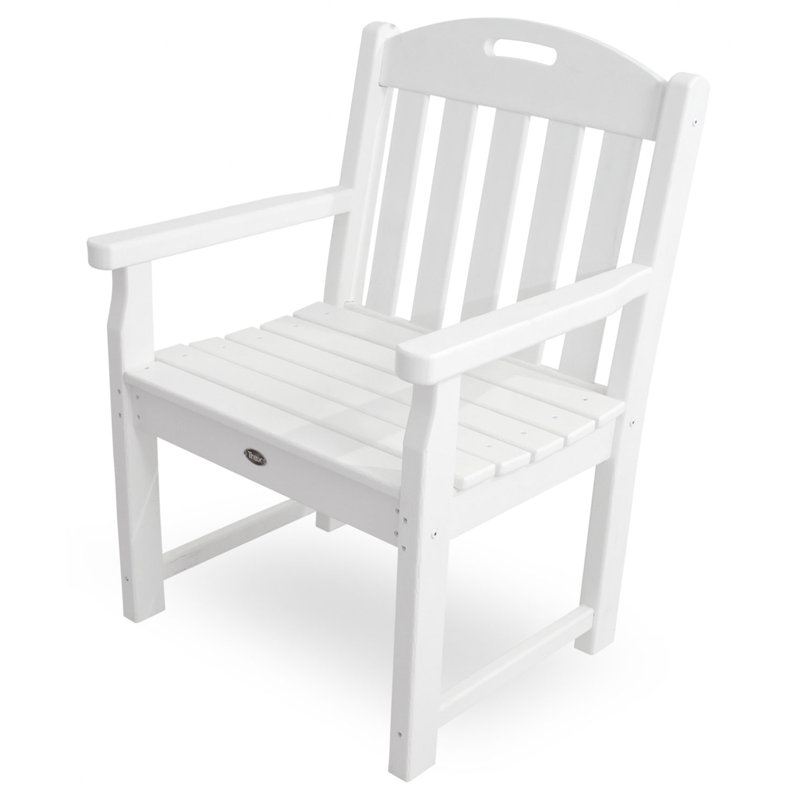 Fauteuil de jardin POLYWOOD Yacht Club, Blanc