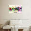 «Paris Skyline Colors» sur impression sur toile-1514945172