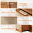 Narrow Side Table with Charging Station, 24'' Rattan Night Stand with Drawer Storage, Bedside End Table with Metel Handle for Small Spaces, Wood Boho Nightstand for Living Room Bedroom (TeaC)-1008881960