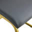 Chaises de salle à manger en faux cuir modernes avec base chromée (ensemble de 4)-508807005-492337268-502876469