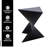 Saraye 17" Sculptural Hourglass Side Table - Fully Assembled Stackable Stain Proof End Table for Living Room, Bedroom or Patio-825360477