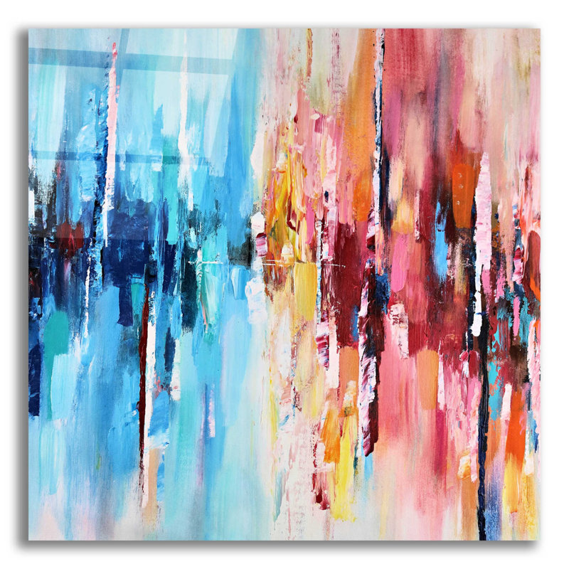 Contraste sur imprimé plastique / acrylique, H 12 po x l 12 po x P 0,13 po