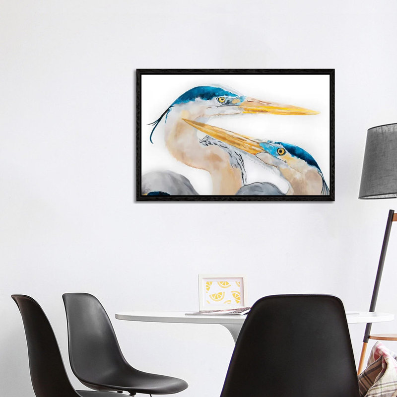 The Dance by Diane Fifer - Painting on Canvas, 101.6 cm H x 66.04 cm W, Black Framed