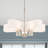 Azil 5 - Light Steel Dimmable Chandelier-22375425