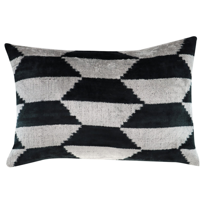 Velvet Lumbar Pillow Cover & Insert